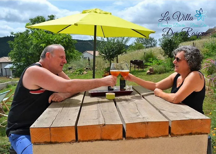 D'hotes & La Des Raspes - Adults Only Отель Viala-du-Tarn